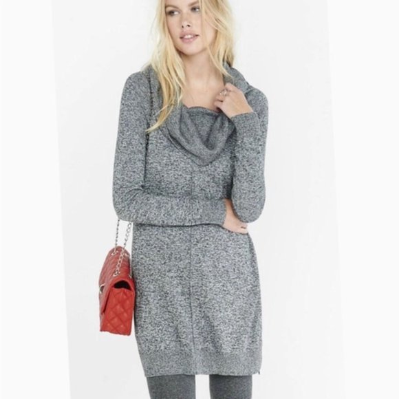 Express Black Sweater Dress - Picture 3 of 3